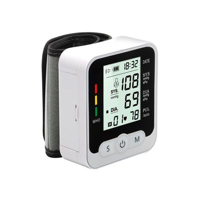 2022 Präzisions-Automatik-Digital-Blutdruckmessgerät für das Handgelenk, LCD-Blutdruckmessgerät, Herzschlagfrequenz-Pulsmessgerät