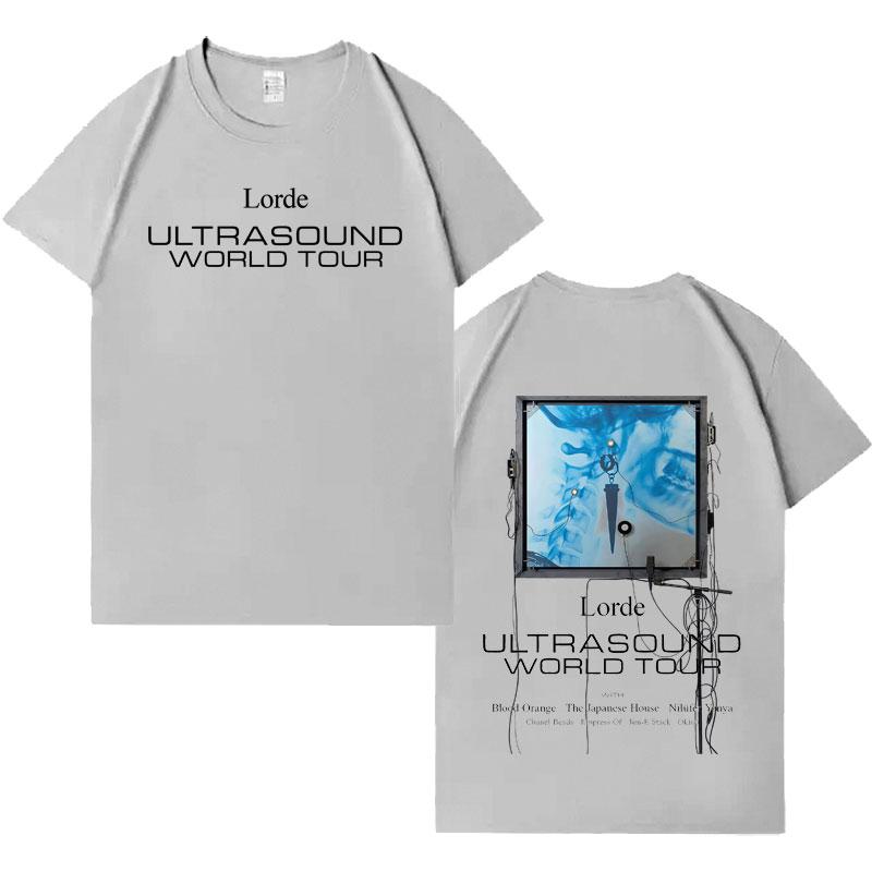 Singer Lorde Gothic Graphic Men Women Aesthetic Tshirt Cotton Harajuku High Quality Cozy Oversized Short Sleeve T Shirt Hot Sale