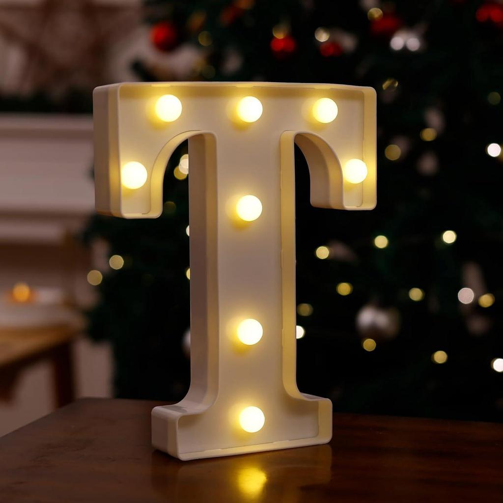LED Letter & Number Lights: Multicolor Decorations for Birthdays, Proposals, Weddings, and Parties