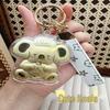 Panda Peace and Joy 999 Fine Gold Pendant Keychain Bag Charm