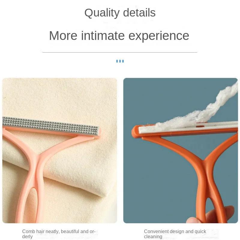 Silicone Double Sided Pet Hair Remover Lint Remover Clean Tool Shaver Sweater Cleaner Fabric Shaver Scraper For Clothes Carpet