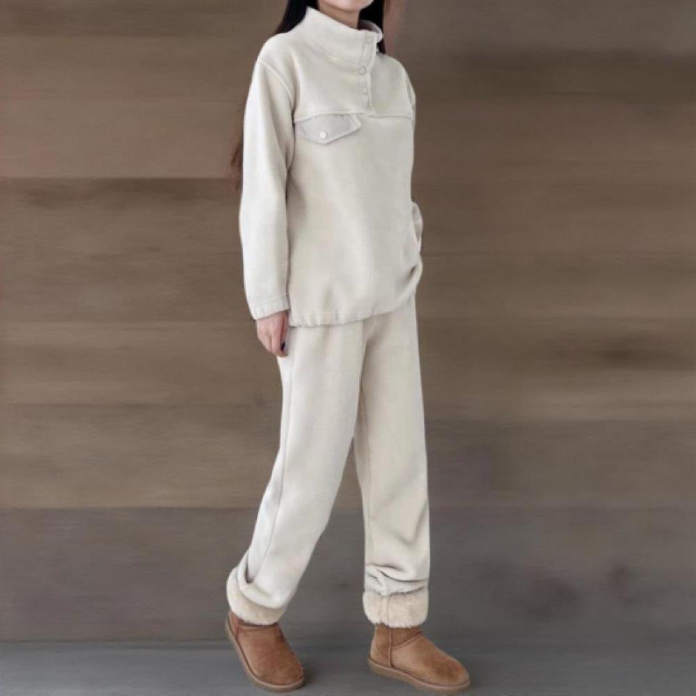 New ArrivalS Open Run Women S looSe Fit Fleece Pocket SweatShirt Jogger pantS