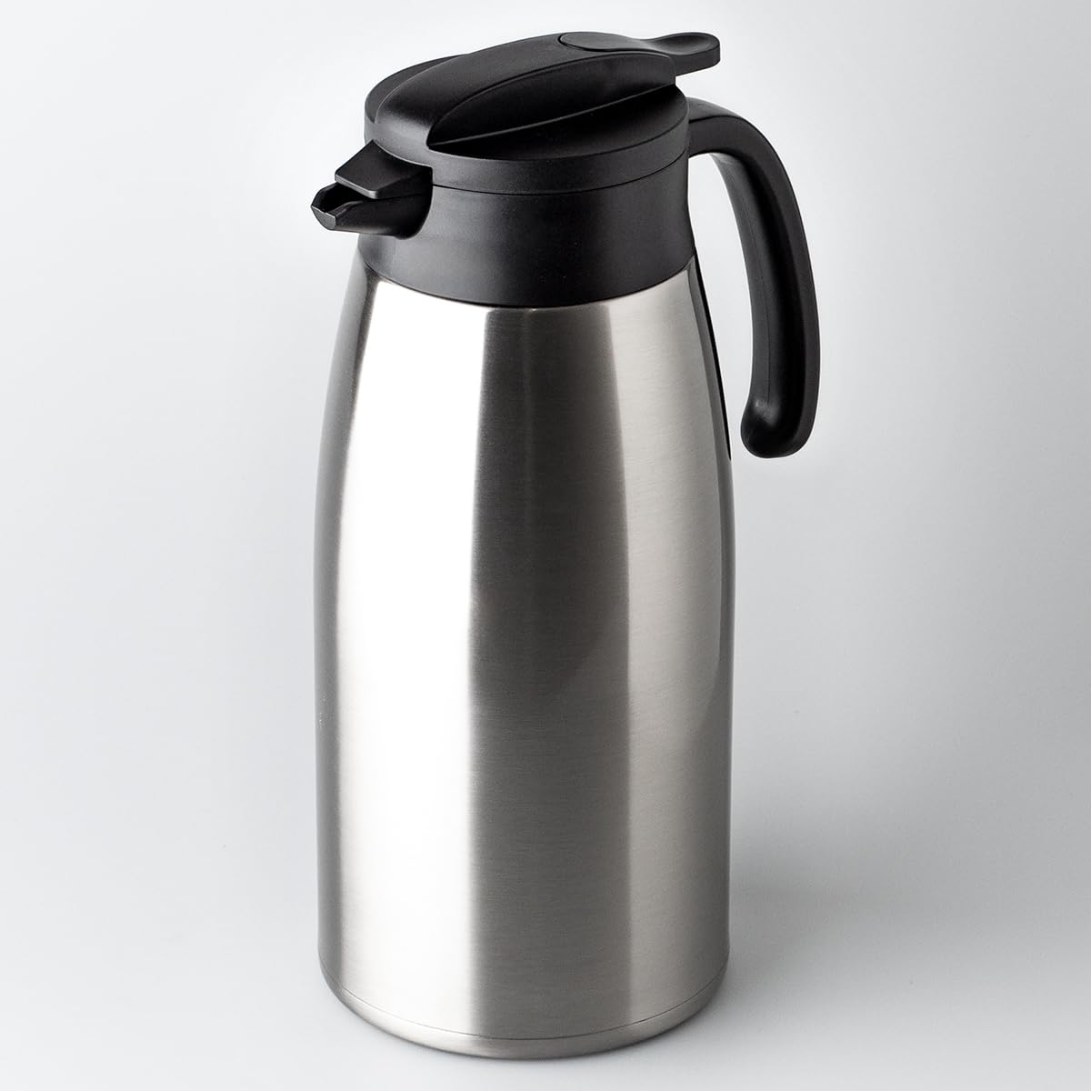 

Atlas Cooling Thermal с выпуском давления Ультра Энергия Широкая настольная Нержавеющая сталь Термос Двухслойный Вакуум Легко для чайника, Чайник, 2,5 л, Клапан,