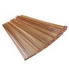 36st Bambu Sticknål Raka Enkelsuddiga Karboniserade Sticknålar för Nybörjare 13,8 tum