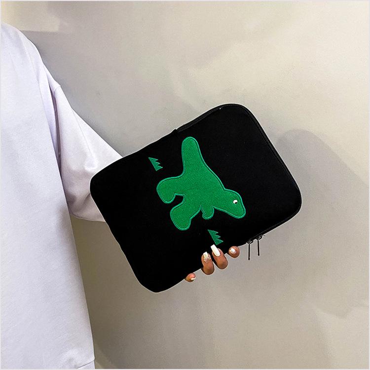 Korean Cute Embroidered Anti-Collision Tablet & iPad Bag with Fleece Lining (11/13/14 Inch)