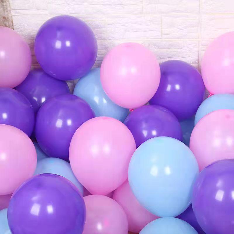 Latex Balloons Set With Matte Finish For Birthday Party Decoration And Event Celebrations