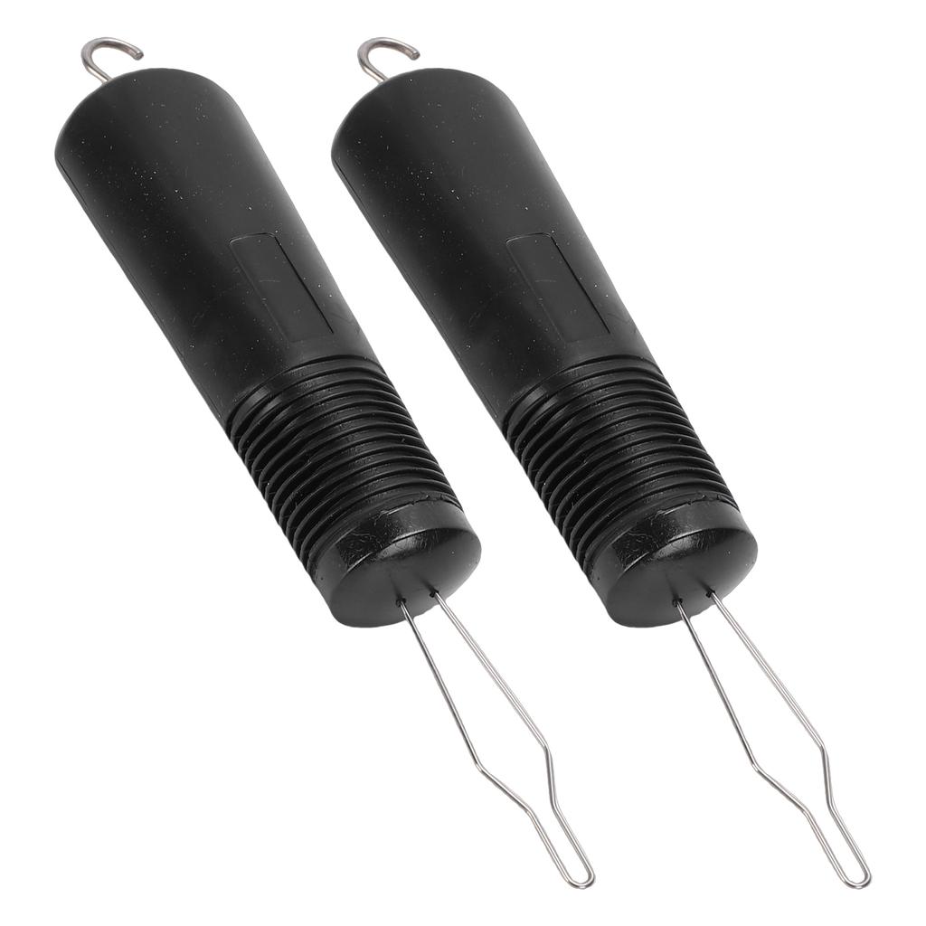 2 Pcs Button Hook and Pull Helper One Handed Dressing Button Assist Tool Comfortable Wide Grip for Shirt Coat Buttoning