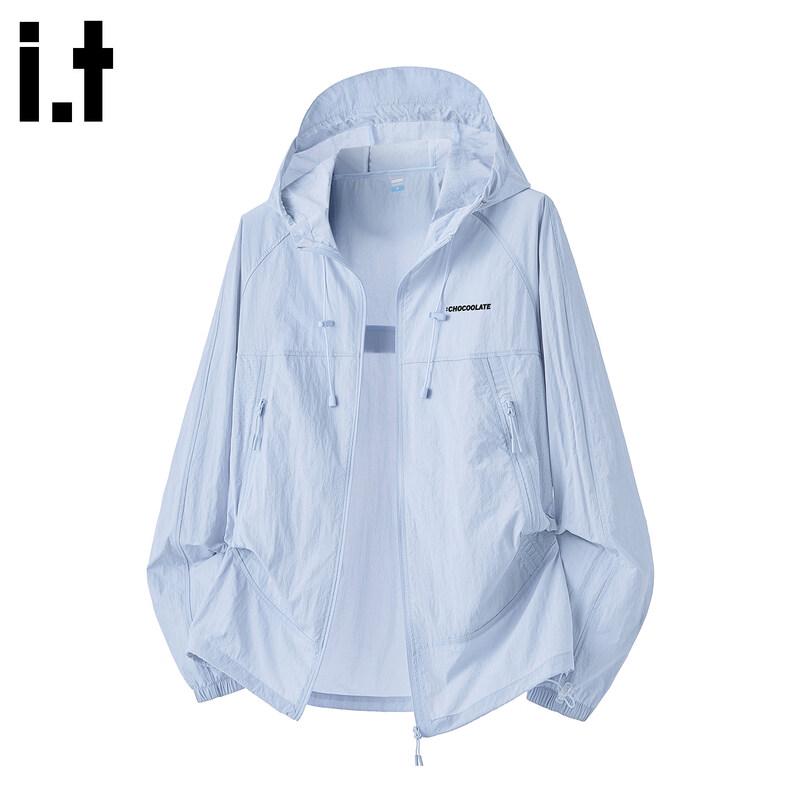 CHOCOOLATE Unisex Quick-Dry Hooded UPF50+ Sun Protection Jacket 2XL