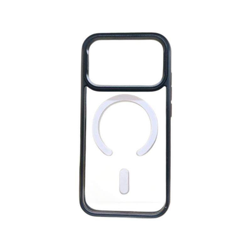 Drop-Proof Magnetic Phone Case for Apple Fun Zoo 16/17 - Adorable Acrylic Full Coverage
