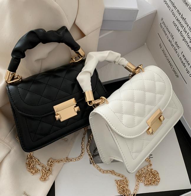 Ladies' handbag popular Korean fashion chain crossbody, internet celebrity handbag, small square bag