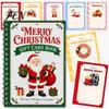 Álbum de Tarjetas Decorativo para Fiestas, Portatarjetas Regalo Feliz Navidad, Folleto Portador Único Espiralado DIY, Regalos de Navidad para Familia, Amigos, Celebraciones