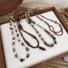 Design All-match Vintage Women Necklace Korean Style Choker Party Jewelry Irregular Bead Necklace