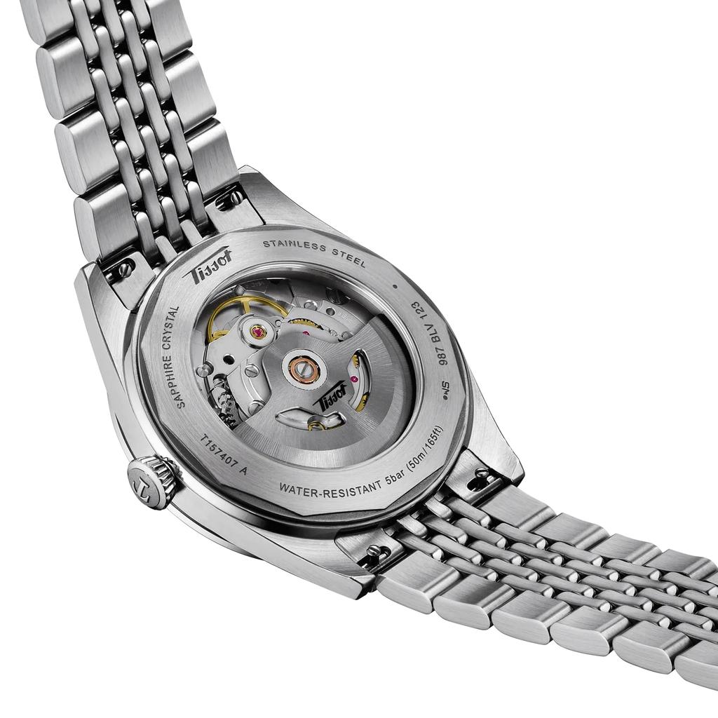 Tissot Stainless Steel blue Dial Men's Fashion Watch T157.407.11.041.00