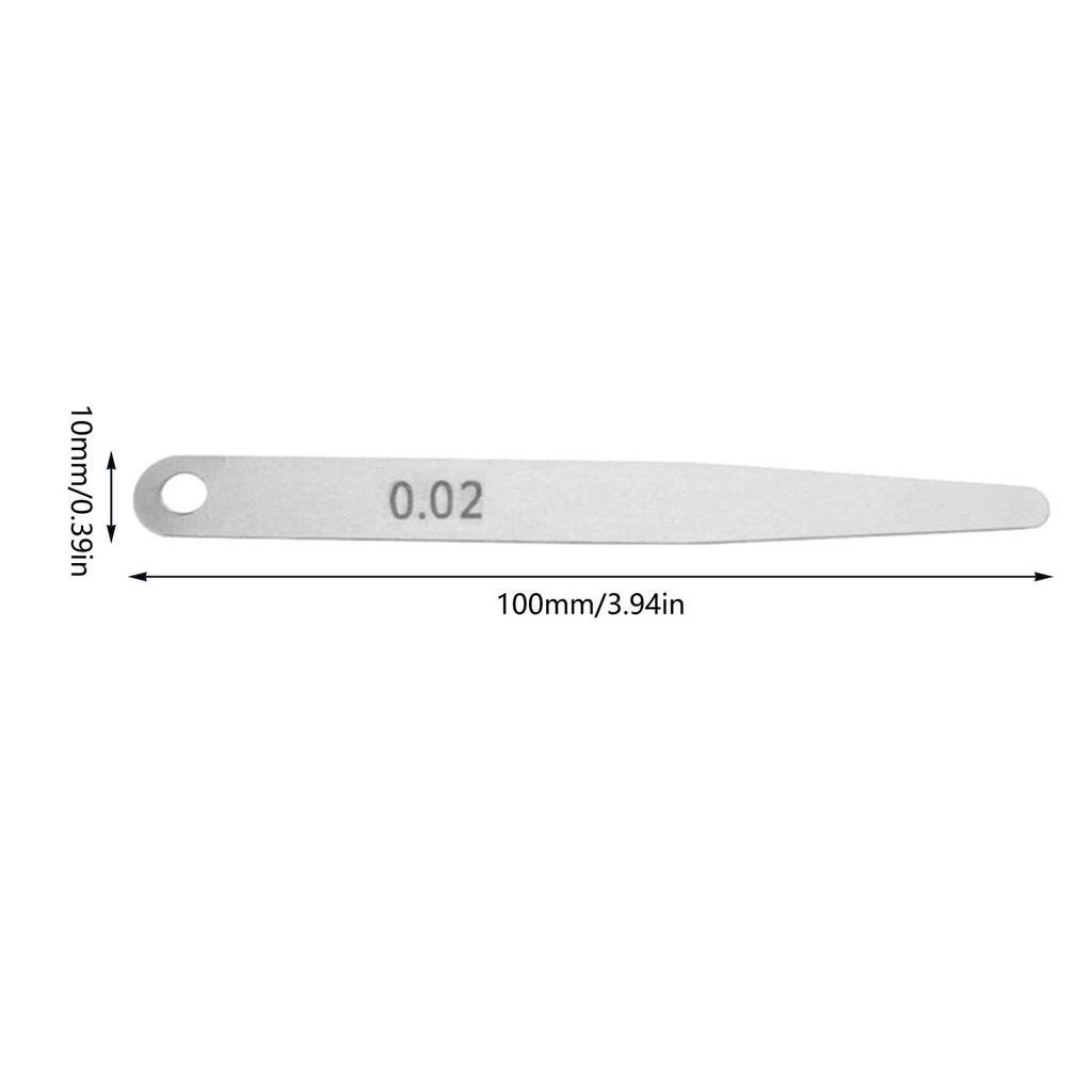 5pcs Feeler-Gauges 0.02mm Metric-Feeler-Gauge Foldable Thickness Gap-Metric Filler-Feeler Gauges For Measurements Tool