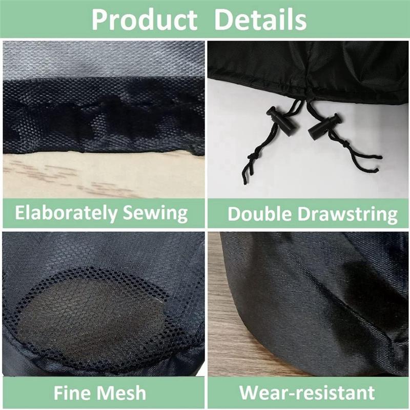 T02C!4 Pack Grow Tent Vent Covers 6 Inch Duct Filter Vent Covers Grow Tent Ventilation Accessories