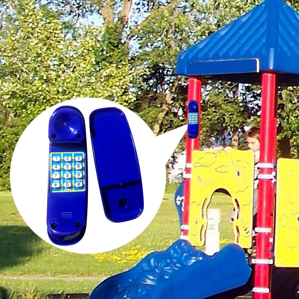 Swing Set Phone Toys Outdoor Equipment Pretend Play Numeric Key Telephone Child No Voices Simulation Telephone for Boys Girls