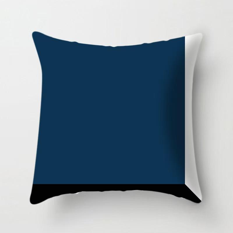 Modern Simple Fashion Geometric Animal Pattern Print Pillow Cover European Style High-end Home Sofa Cushion Cover