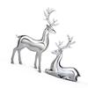1 Pair of Deer Figurines Home Decor Desk Standing Kneeling   Statue Europn   Resin Craft