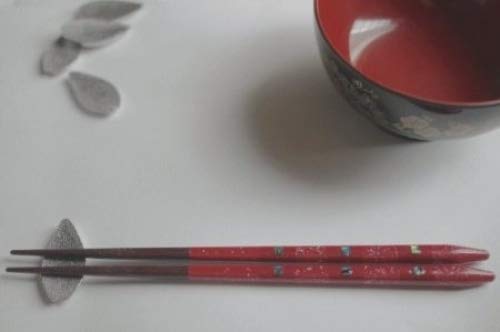 Nousaku Chopstick Rest - Sakura - Set of 5 [100% Tin] 501700