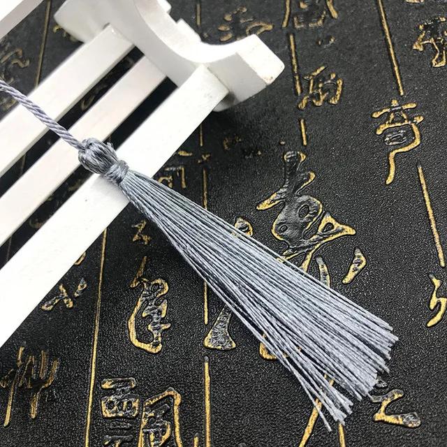 10~80Pcs Bookmark Tassels Fringe Brush Handmade Soft Craft Mini Tassels with Loops for DIY Crafts Jewelry Making Accessories