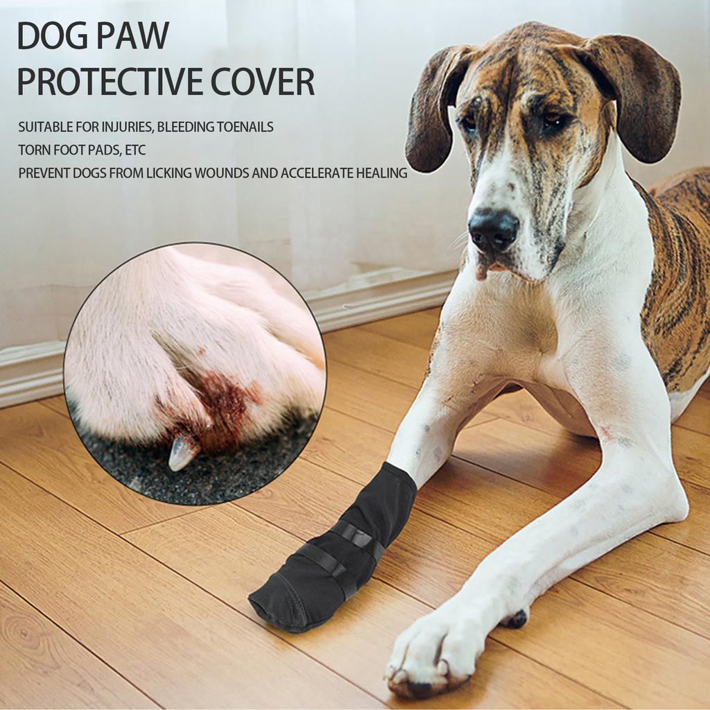 Scarpette per Cani - Scarpe Protettive per Animali Domestici per il Post-, Recupero da Infortuni e Uso all'Aperto - Non- Protettori per Animali