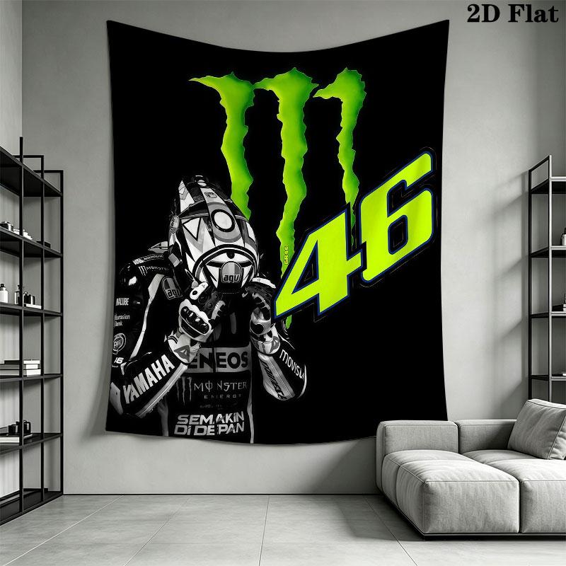 Rossi Bold Wall Tapestry Aesthetic Wall Hanging Printed Fabric Blanket Decorative Tapestries for Bedroom Living Room Home Decor