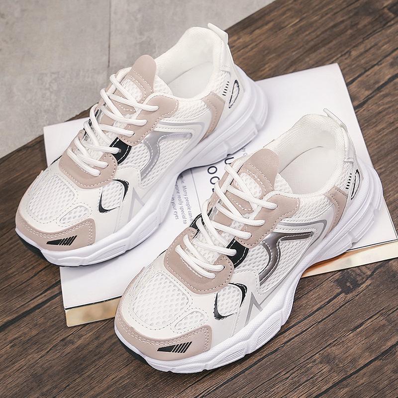 Women's shoes Paris dad shoes spring and summer breathable mesh shoes running shoes children's lightweight trend platform versatile sports shoes