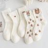 10 Pairs Cartoon Pattern Short Socks Breathable Middle Tube Socks Comfortable Ankle Socks  Summer