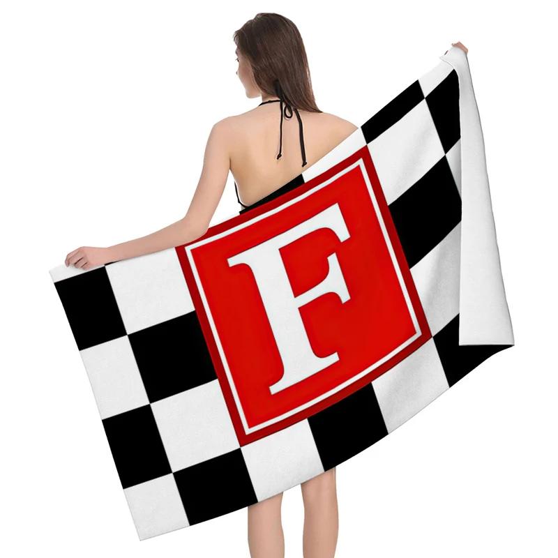 

1pc Flower wreath letter pattern Pattern Beach Towel,Ultra-Fine Fiber Beach Blanket,Highly Absorbent Bath Towel,Suitable W30*H60(CM)