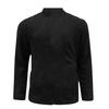 Men's Casual Loose Stand Collar Color Casual Fashion Long-sleeved Zipper Shan Bubble Fleece Jacket