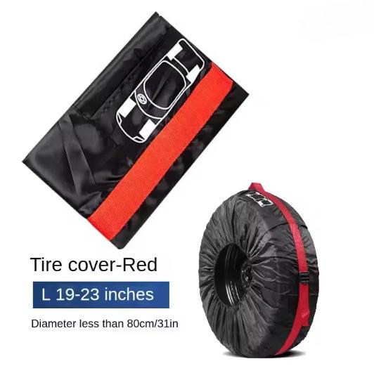 Spare Tire Cover Tote Bag SUV Small Car Wheel Protector 13-23 Inch Durable Storage Carry Handle Reinforced Strap Dust-proof Tool