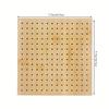 Block Plate for Crochet Weaving,Crochet Block Plate, Bamboo Grid Block Plate for Crochet Projects, Crochet Accessory Gift