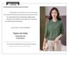 Autumn 2025 Hollowed-Out Long-Sleeve Knitted Sweater with Turn-Down Collar - Women's Fashionable Base Layer Pullover