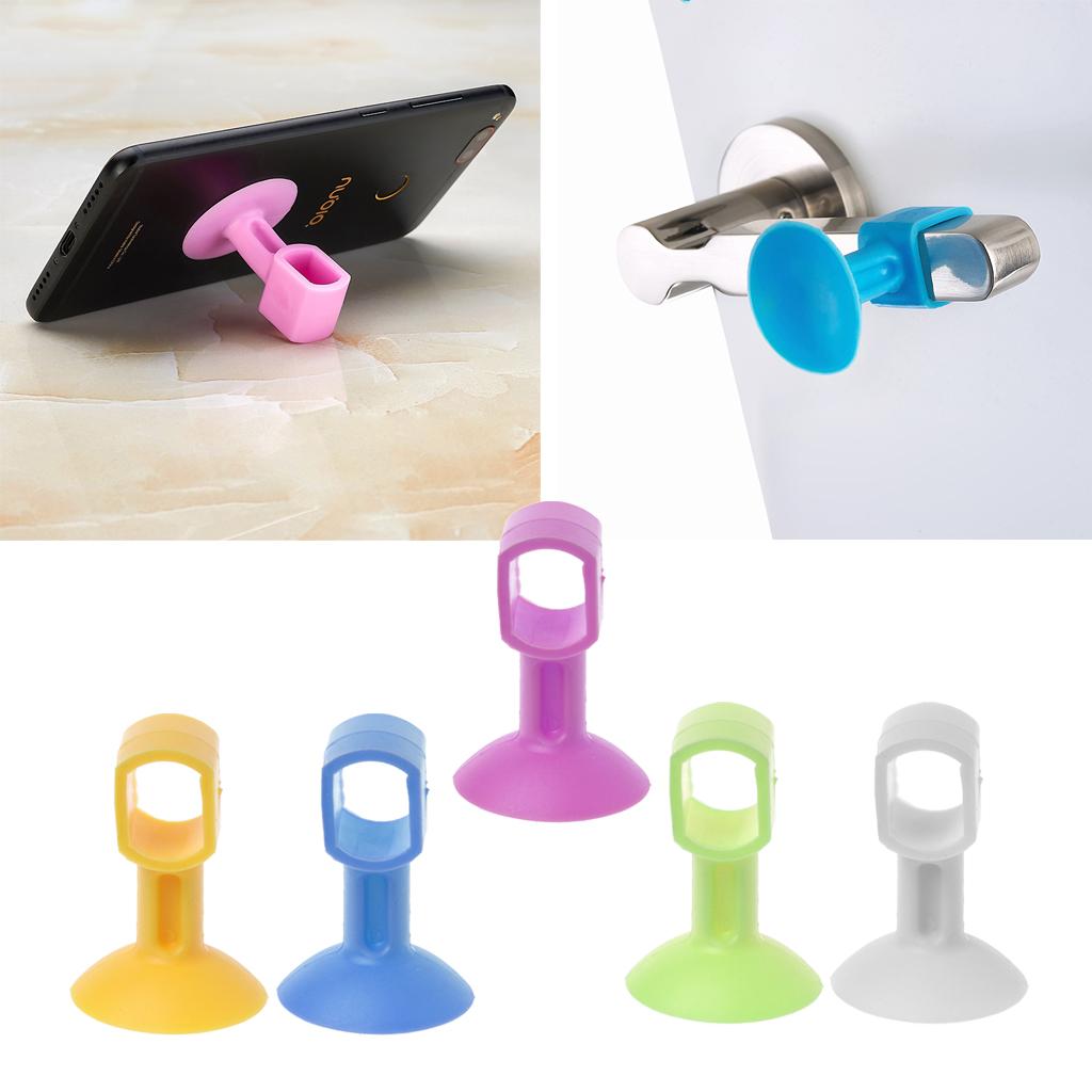 Soft Silicone Door Stopper Anti-damage Wall Protector Suction Cup Door Handle Bumper Mute Protect Walls Glass Durable