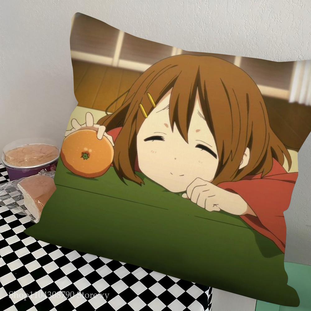 1pc K-ON Pillow Case Square Bedroom Sofa Leisure Comfort Cushion Car Living Room Home Decoration