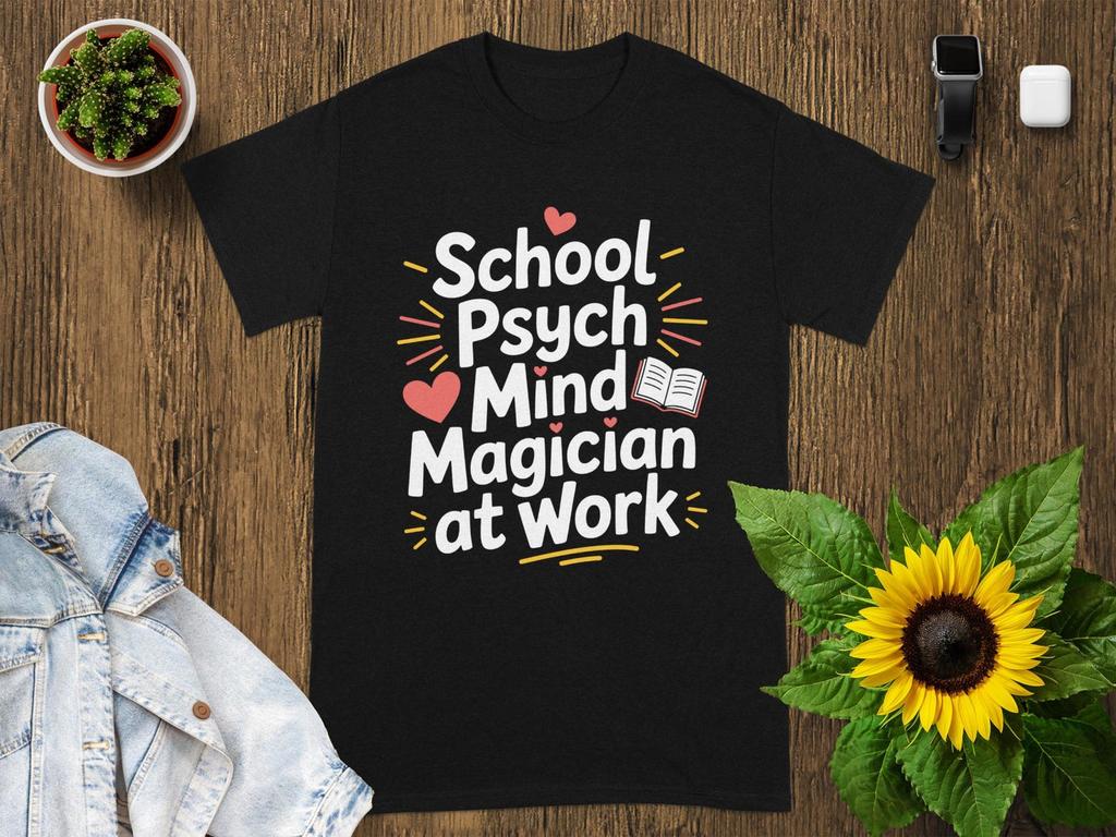 School Psychology Shirt School Psych Tee Educational Psychologist Gift Counselor Appreciation Shirt Unisex Cotton Tee