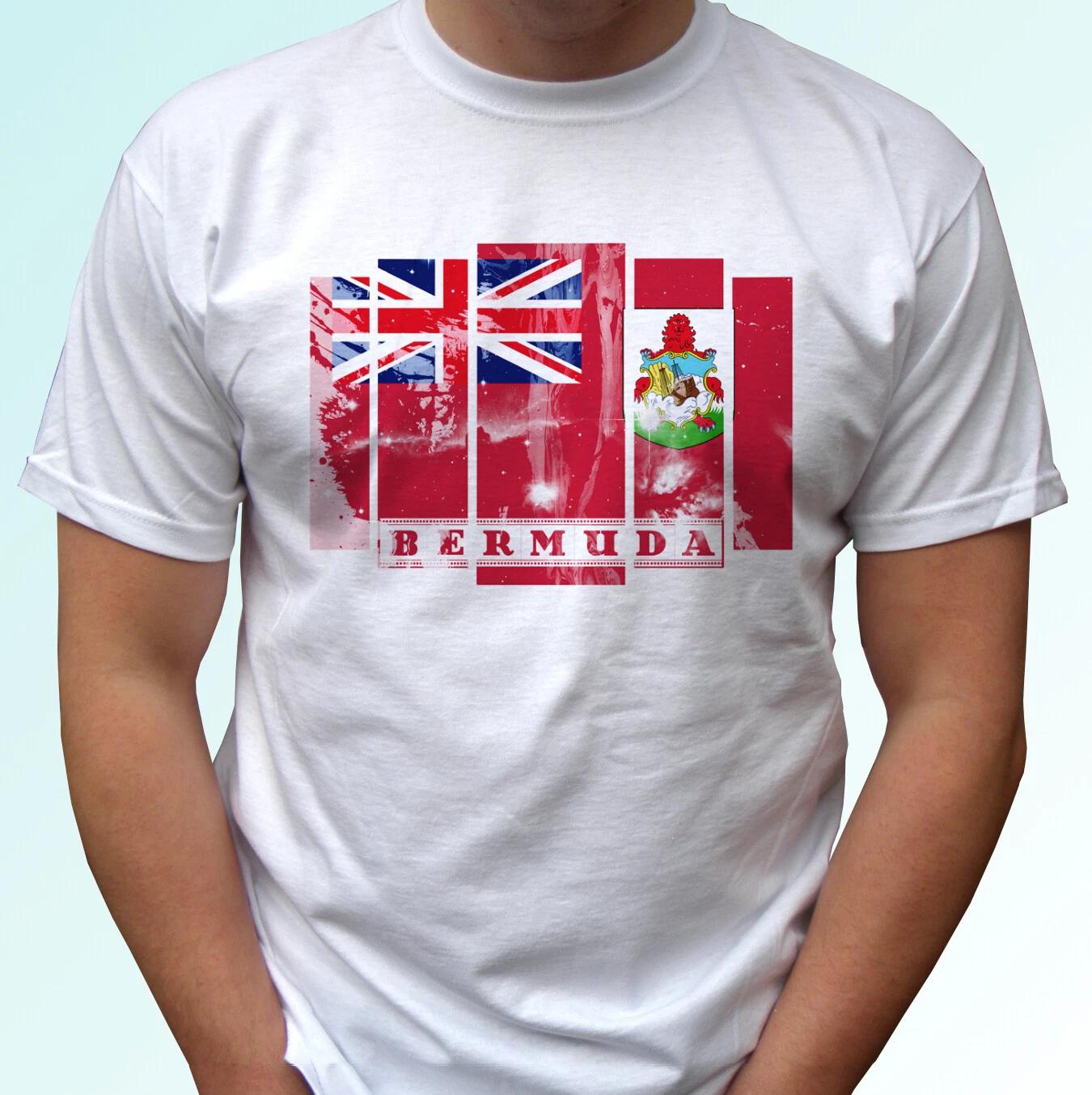 

Bermuda flag modern white kids boys T-Shirt holiday top design s s kids sizes 100
