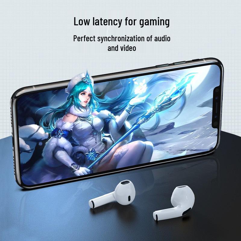 Huaqiangbei Pro4 Wireless Bluetooth Earbuds with Extended Battery Life and Large Capacity