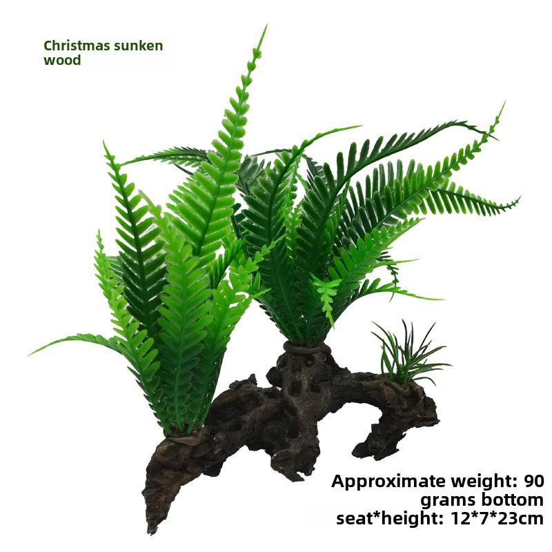 "Simulation Kunststoff Lotus & Wassergras Aquarium Dekoration"