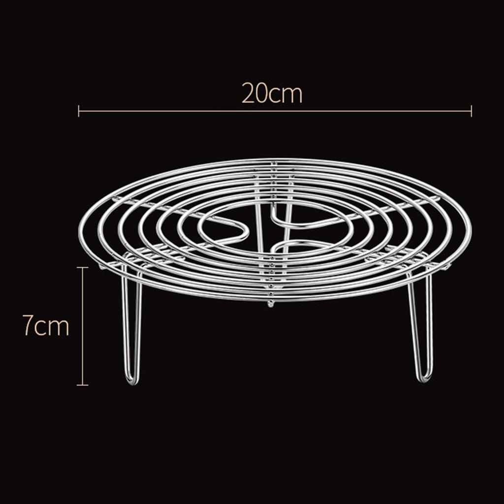 Convenient Round Cooling Rack for Cooking Steam Durable