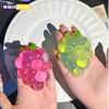Squishy Fruit Grapes Fidget Toy Squeeze Stress Relief Hand Toy Anti-Anxiety Fruit Stretchy Slow Rising Toy Creative Sensory Toy