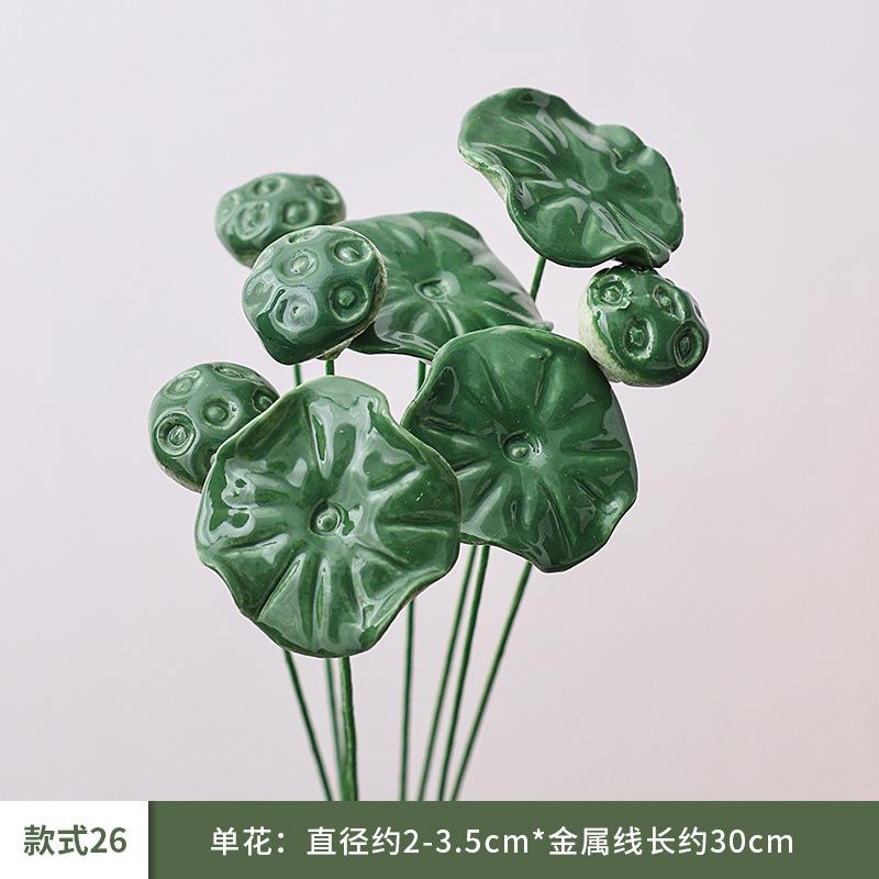 10 Pezzi Fiori Artificiali in Ceramica Fatti a Mano ad Alta Temperatura, Fiori della Vita Eterna, Decorazioni, Regali Unici e Creativi per la Casa