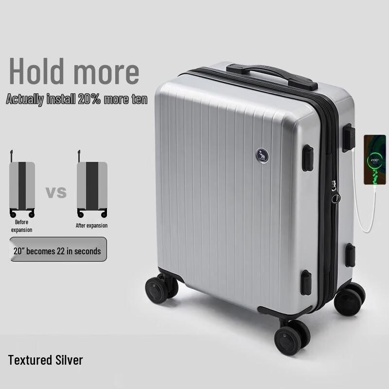 OIWAS Expandable Hardside Carry-on Suitcase