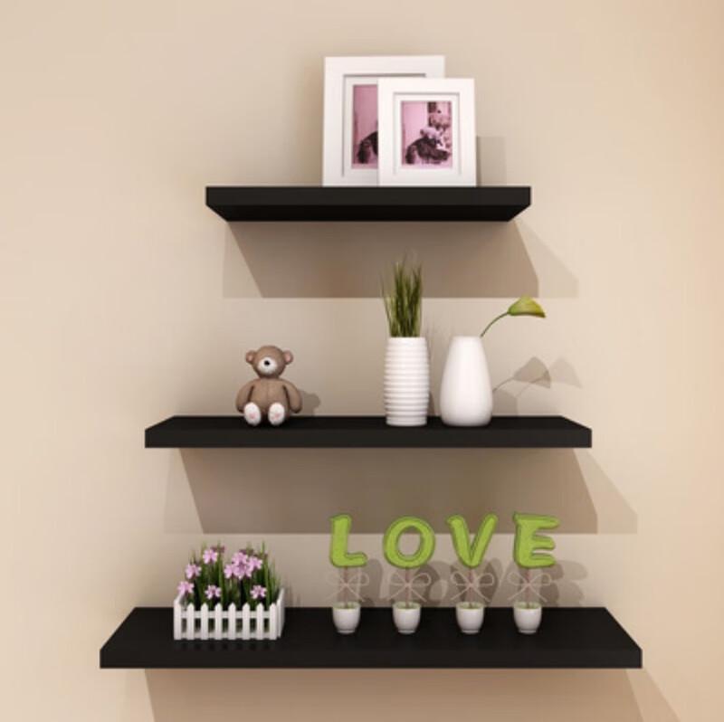 Versatile Engineered Wood Wall Shelf
