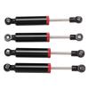 RC Shock Absorber Damper Internal Spring 100mm 4Pcs CSSCX10 1/10 RC Crawler Car (Svart)