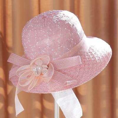 Summer Knitted Hat Women's Large Brimmed Sunshade Basin Hat Sunscreen Beach Hat UV Resistant Sun Fisherman's Hat