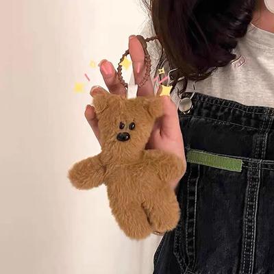 The Tiddy Bear Pendant Material That Is Good-looking and Niche, Squeaky, and The Tiddy Bear Is Made of Mr. Bean