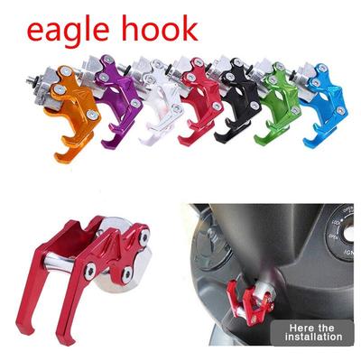 Universal Aluminum Alloy Motorcycle Hook Hanger Helmet Bag Gadget Glove Eagle Claw Hook