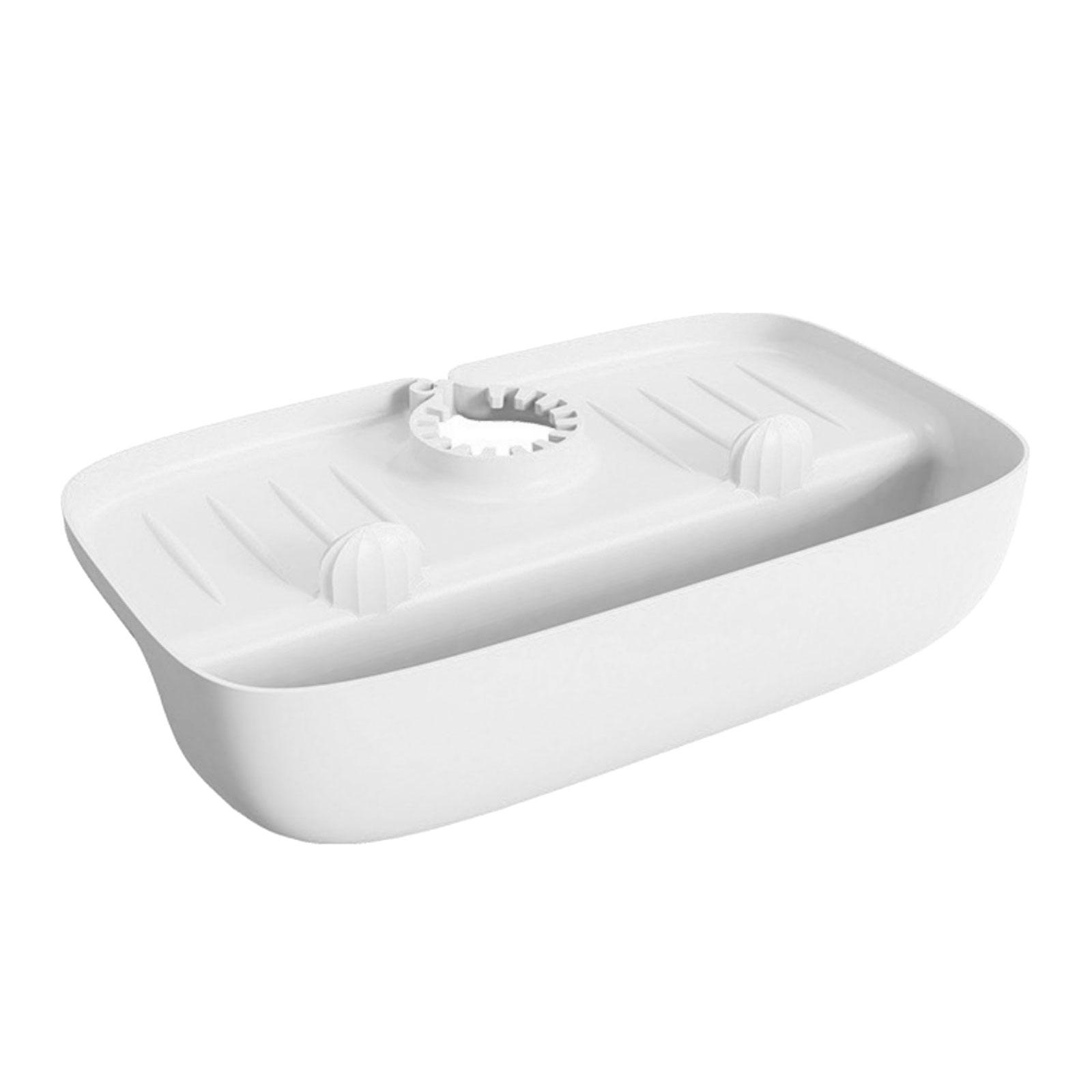 

Kitchen Sink Bathroom Accessory Sturdy PP Materials Faucet Splash Guards with Rag and Sponges Organizers Daily Use білий