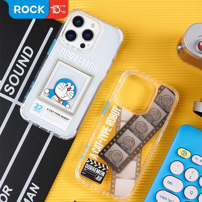 ROCK Doraemon iPhone 14 Pro Max Clear Protective Case